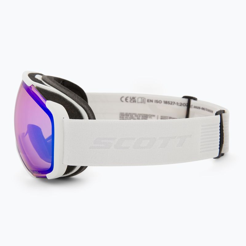 Gogle narciarskie SCOTT Faze II mineral white/amp iluminator blue chrome 4