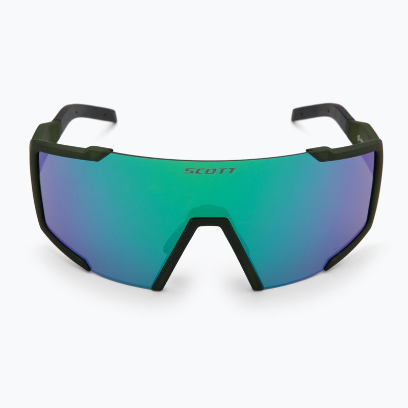 Okulary przeciwsłoneczne SCOTT Shield kaki green/green chrome 3