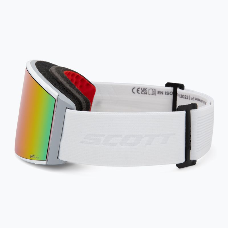 Gogle narciarskie SCOTT React mineral white/enhancer teal chrome/amp pro green 5