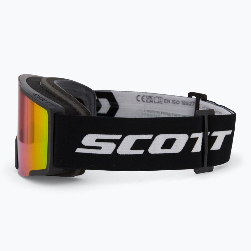 Gogle narciarskie SCOTT Shield mineral black/white/enhancer teal chrome 4