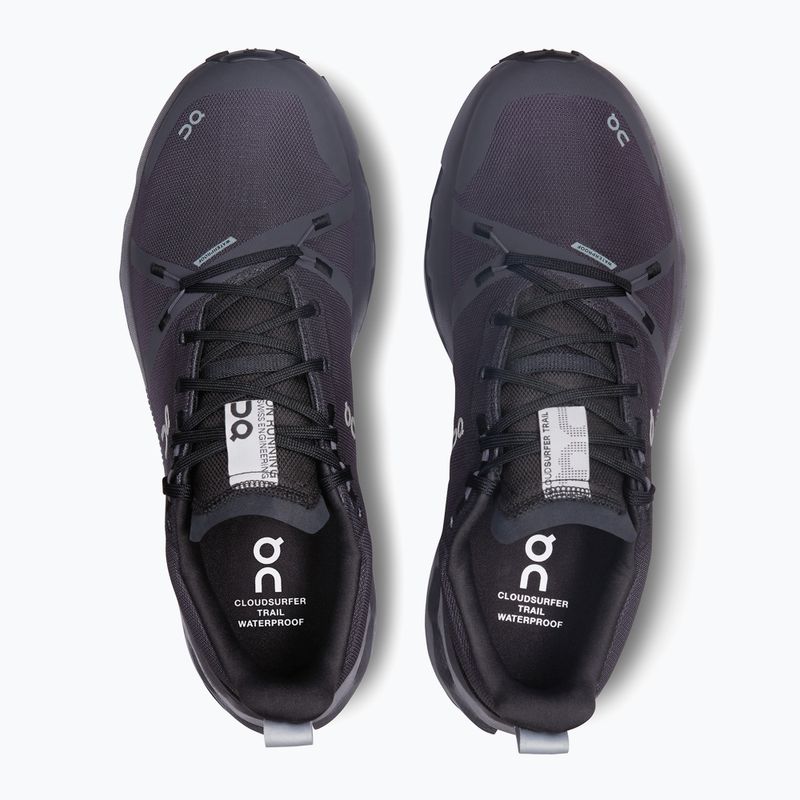Buty do biegania męskie On Cloudsurfer Trail Waterproof black/eclipse 12