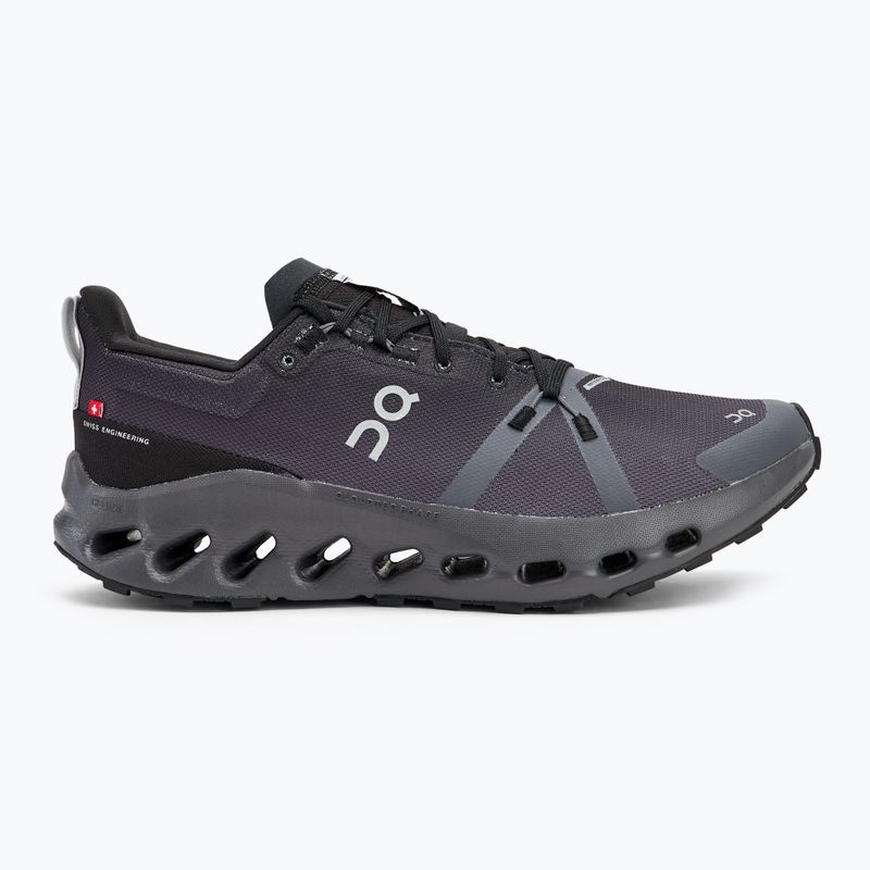 Buty do biegania męskie On Running Cloudsurfer Trail Waterproof black/eclipse 2