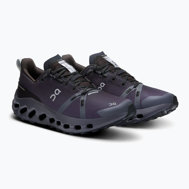 Buty do biegania damskie On Cloudsurfer Trail Waterproof black/eclipse 8
