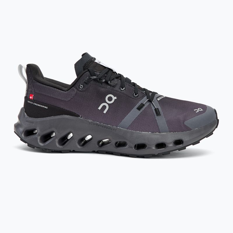 Buty do biegania damskie On Cloudsurfer Trail Waterproof black/eclipse 2