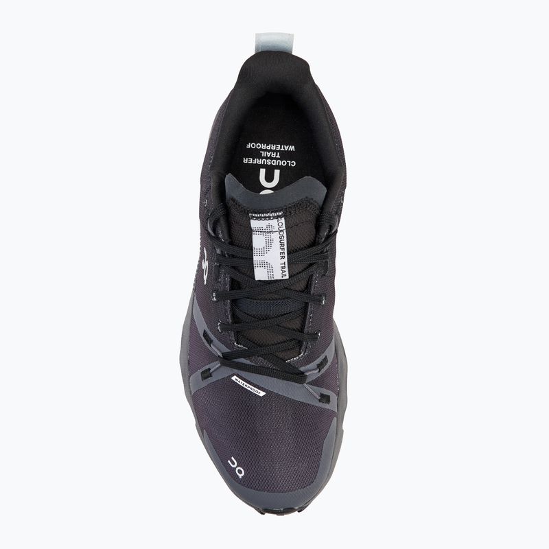 Buty do biegania damskie On Cloudsurfer Trail Waterproof black/eclipse 5