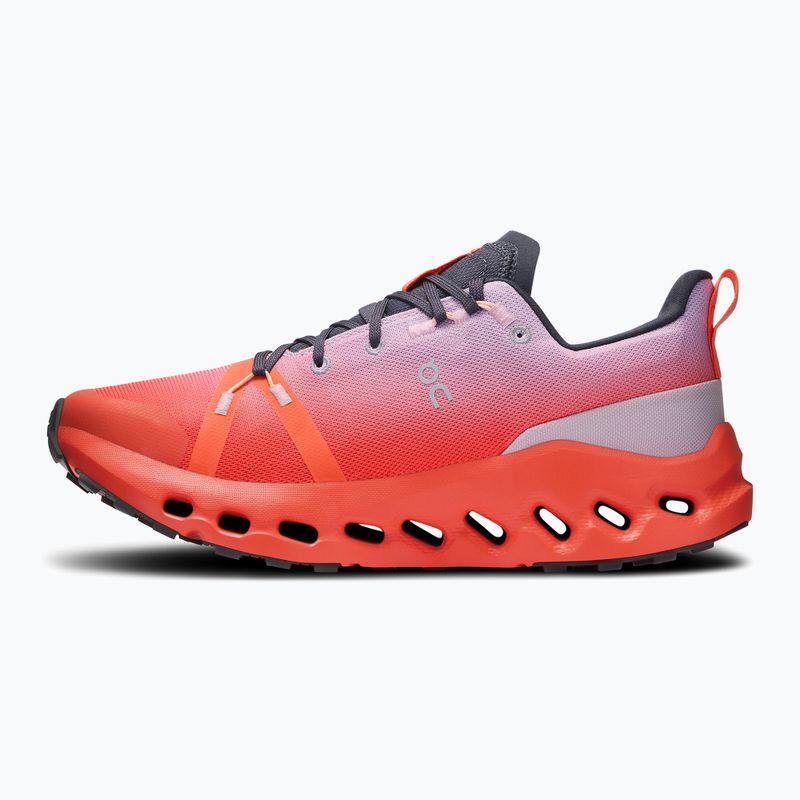 Buty do biegania damskie On Cloudsurfer Trail Waterproof mauve/flame 10