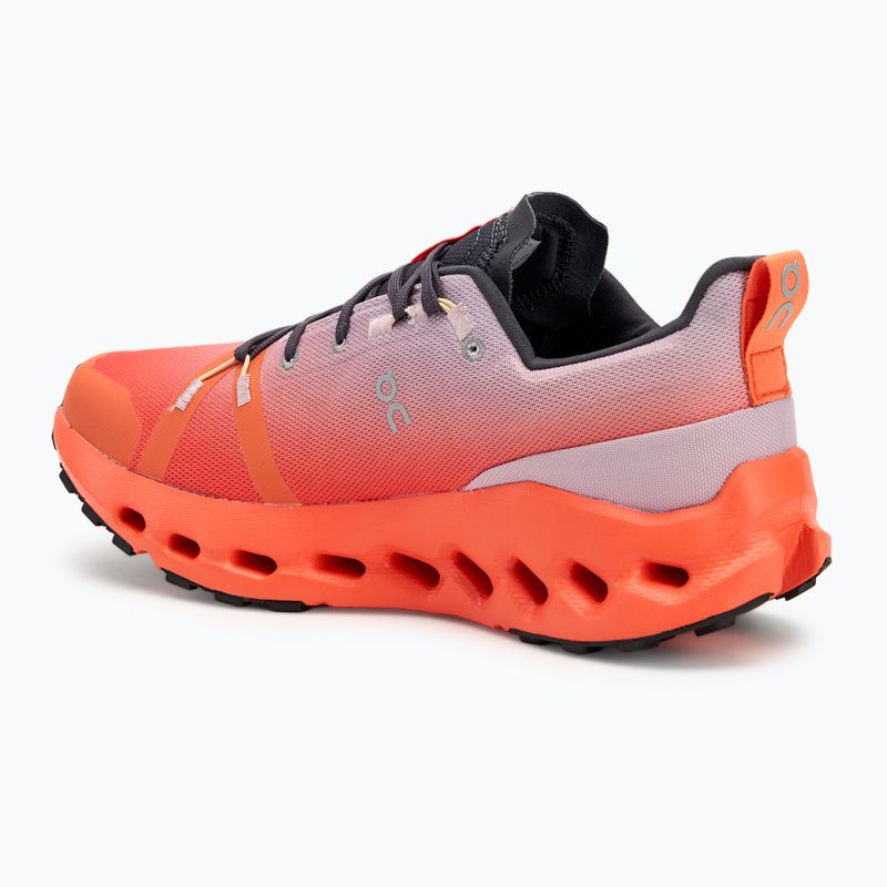 Buty do biegania damskie On Cloudsurfer Trail Waterproof mauve/flame 3