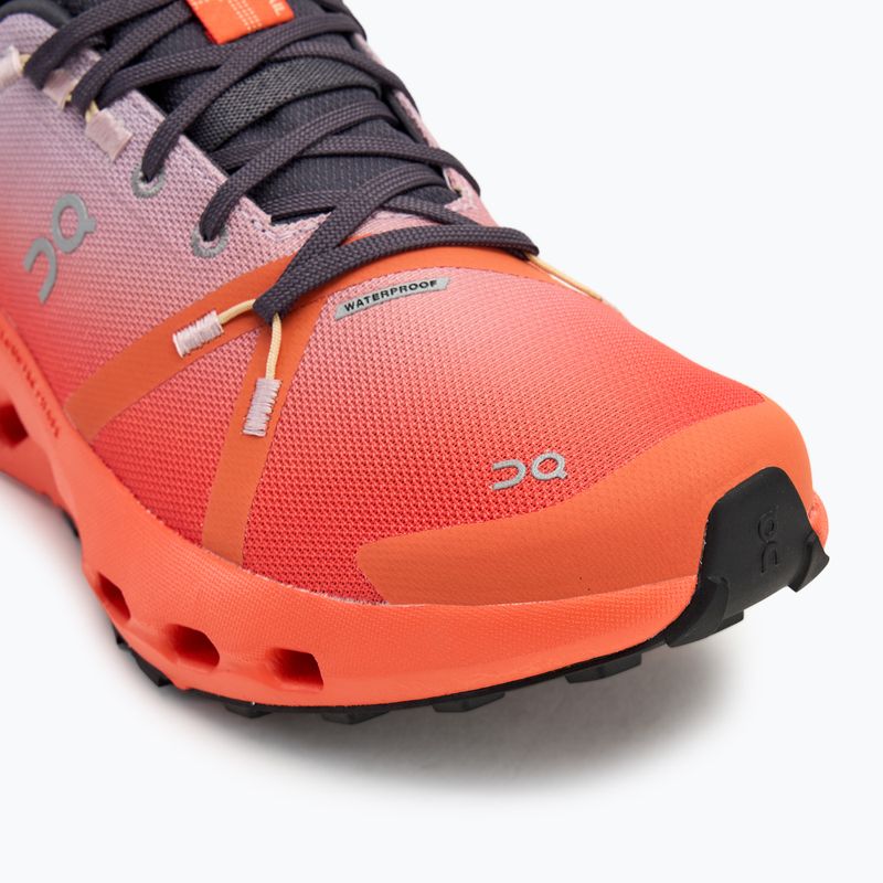 Buty do biegania damskie On Cloudsurfer Trail Waterproof mauve/flame 7