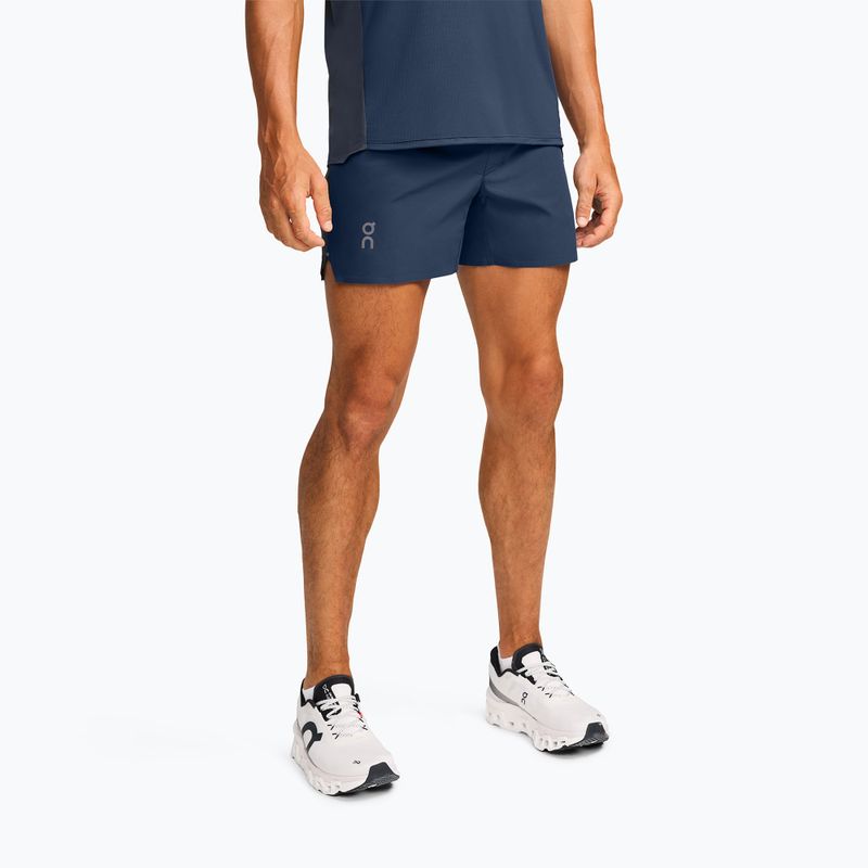 Spodenki do biegania męskie On Running 5" Lightweight denim/black