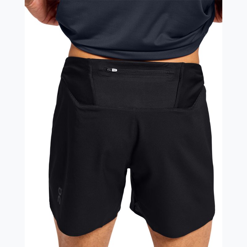 Spodenki do biegania męskie On Running 5" Lightweight denim/black 4