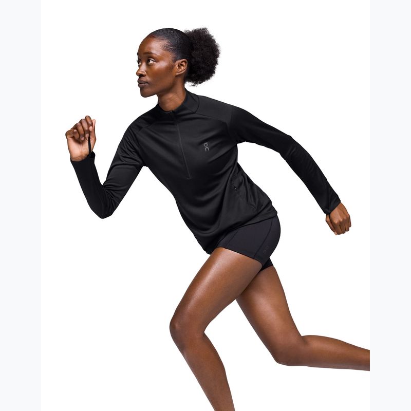 Bluza do biegania damska On Climate Shirt black 5