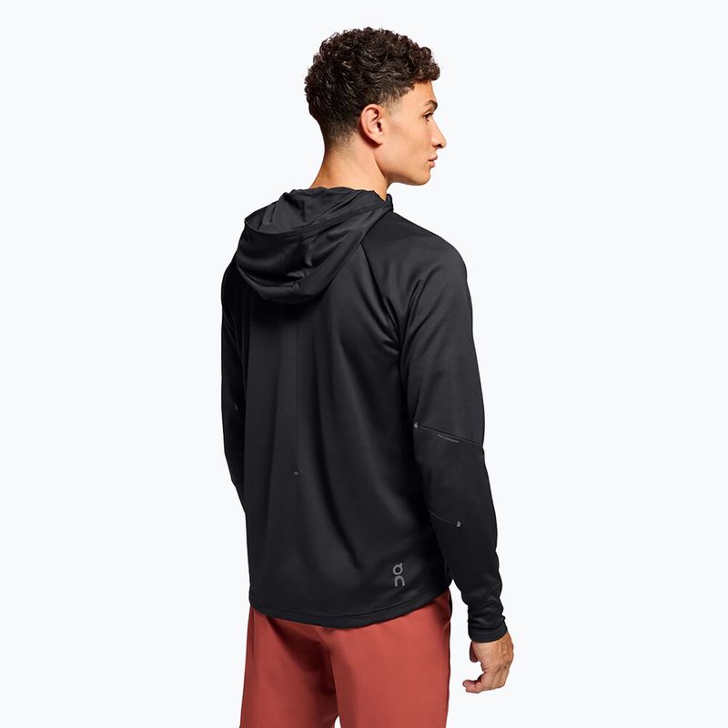 Bluza do biegania męska On Climate Zip Hoodie black 3