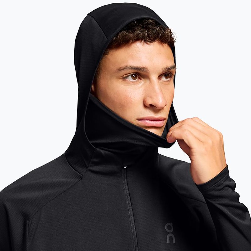 Bluza do biegania męska On Climate Zip Hoodie black 5