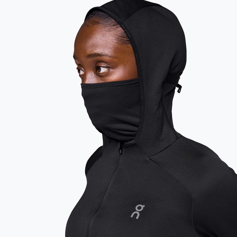 Bluza do biegania damska On Climate Zip Hoodie black 6