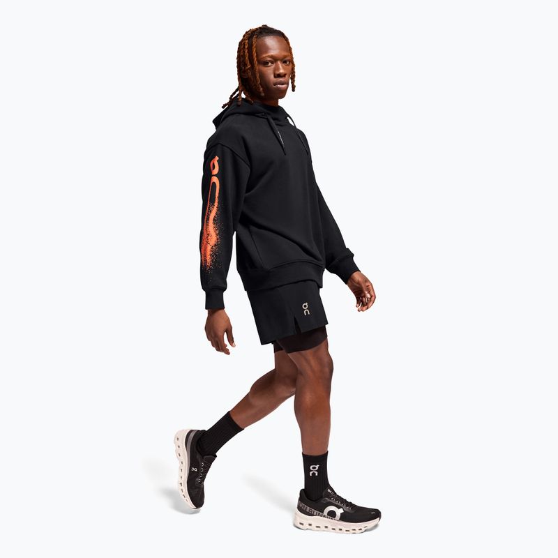 Bluza do biegania męska On Running Club Hoodie Cloud black 4
