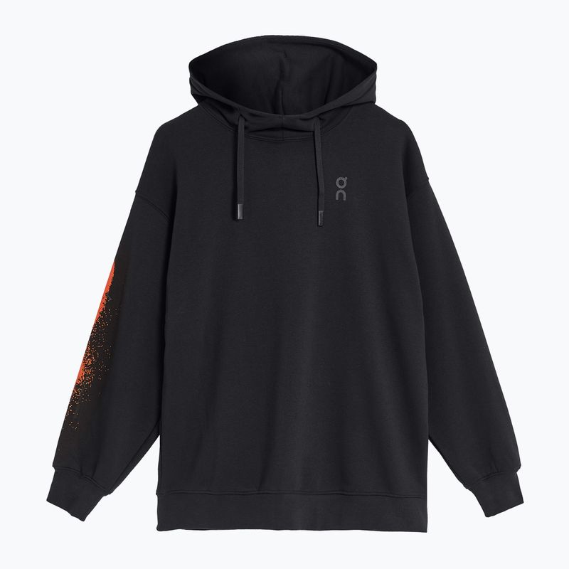 Bluza do biegania męska On Club Hoodie Cloud black 7