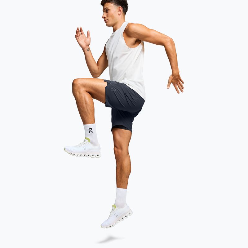 Spodenki do biegania męskie On Running Performance Hybrid navy 4