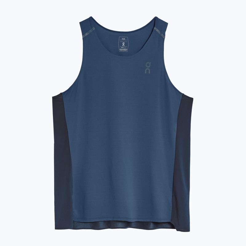 Koszulka do biegania męska On Running Performance Tank denim/navy