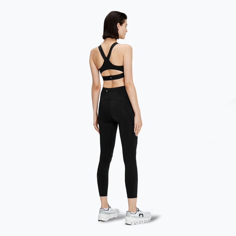 Legginsy do biegania damskie On Performance 7/8 black 3