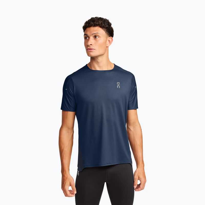 Koszulka do biegania męska On Running Performance-T denim/navy