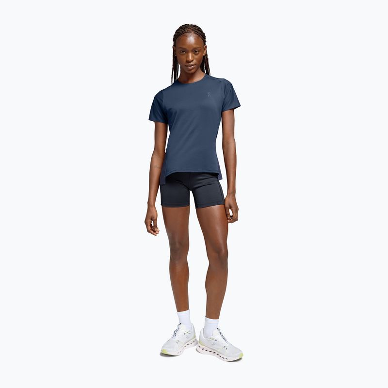 Koszulka do biegania damska On Running Performance-T denim/navy 2