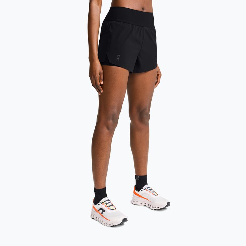Spodenki do biegania damskie On Running Running black