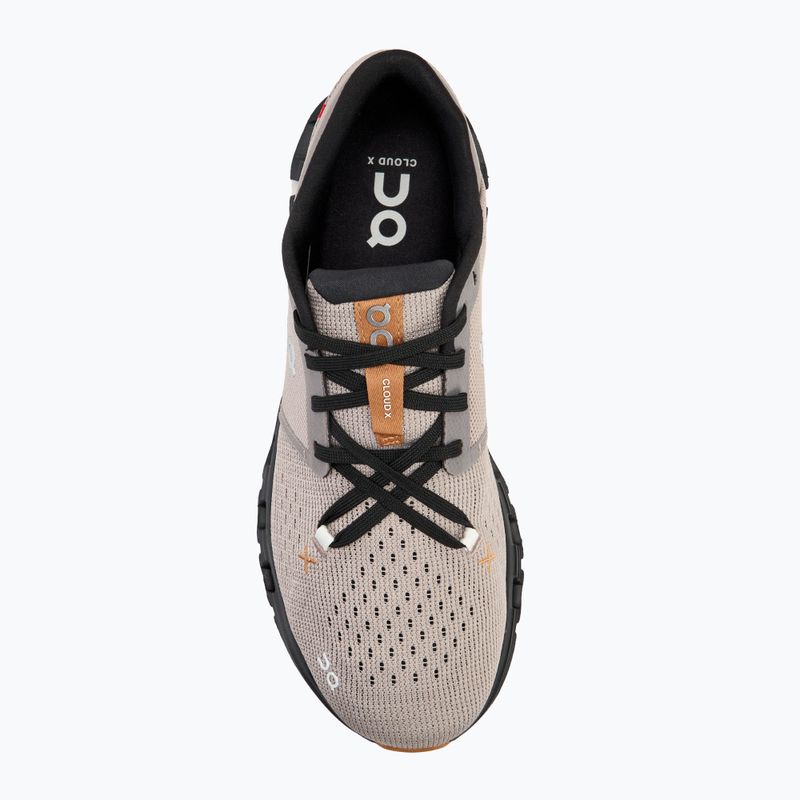 Buty do biegania męskie On Cloud X 4 fog/black 5