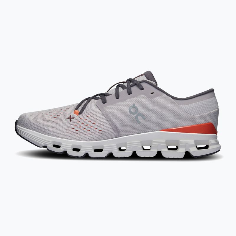 Buty do biegania męskie On Cloud X 4 silver/flame 10