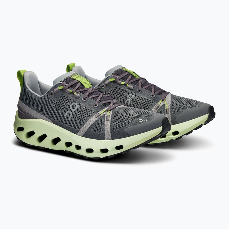 Buty do biegania męskie On Cloudsurfer Trail iron/lima 8