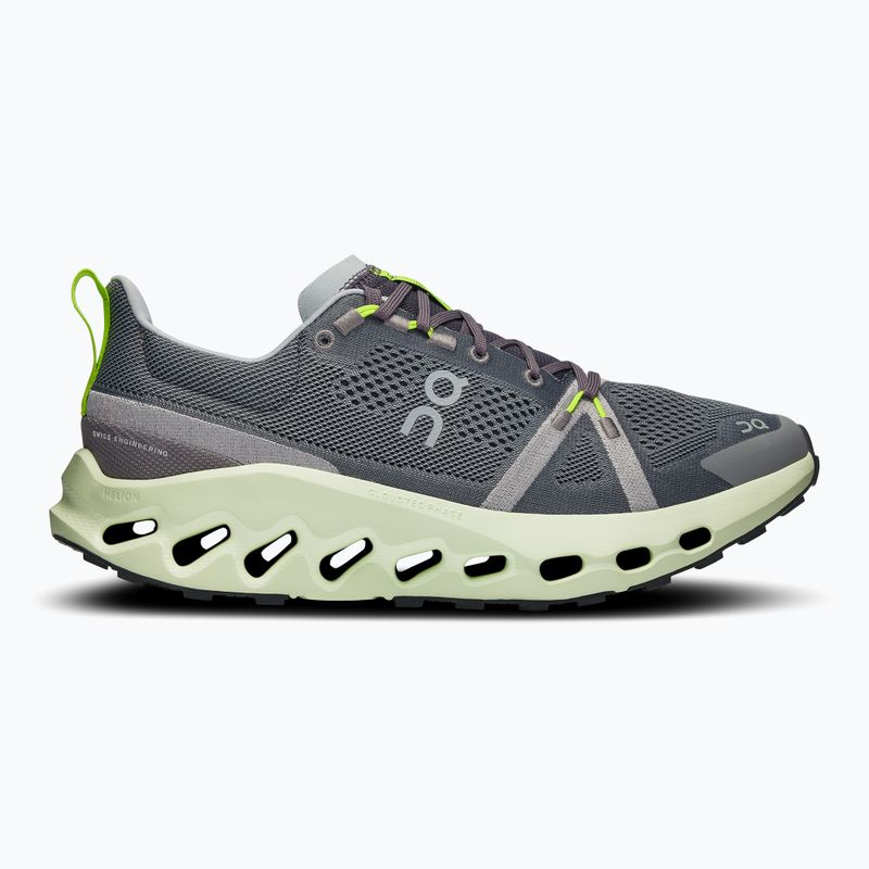 Buty do biegania męskie On Cloudsurfer Trail iron/lima 9