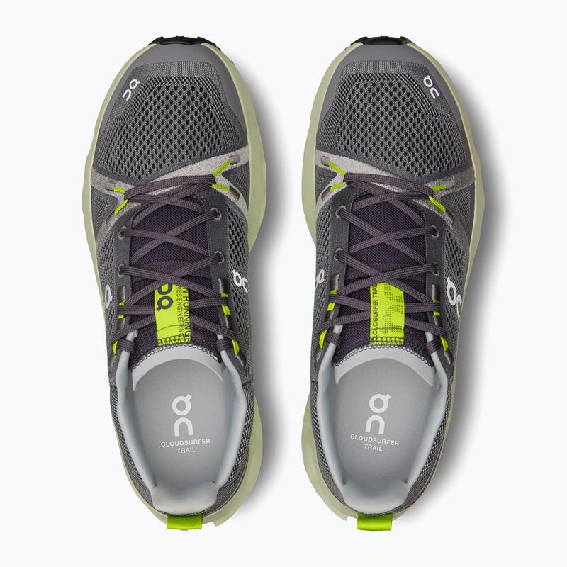 Buty do biegania męskie On Cloudsurfer Trail iron/lima 13