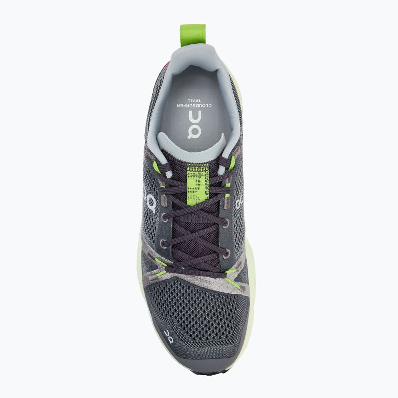 Buty do biegania męskie On Cloudsurfer Trail iron/lima 5