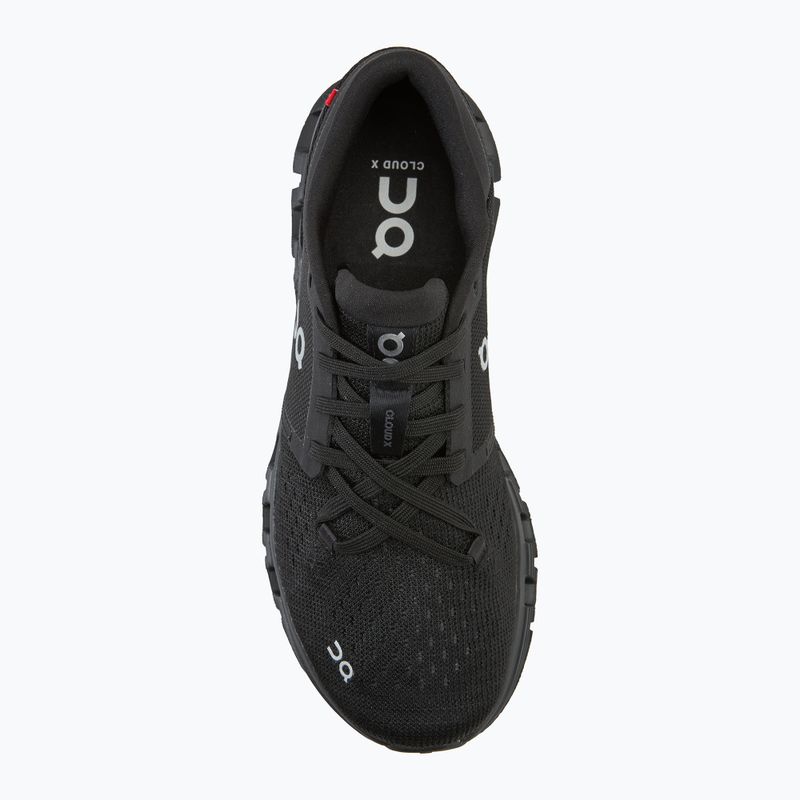 Buty treningowe damskie On Cloud X 4 black/eclipse 5