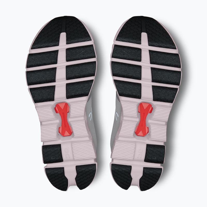 Buty do biegania damskie On Cloud X 4 silver/flame 12