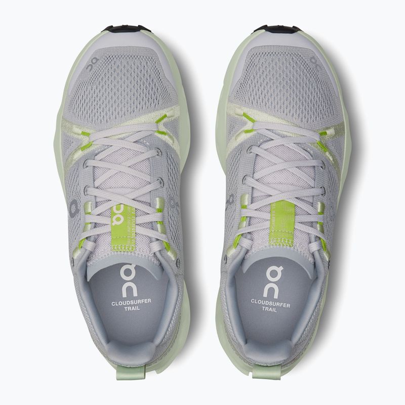 Buty do biegania damskie On Cloudsurfer Trail frost/lima 13