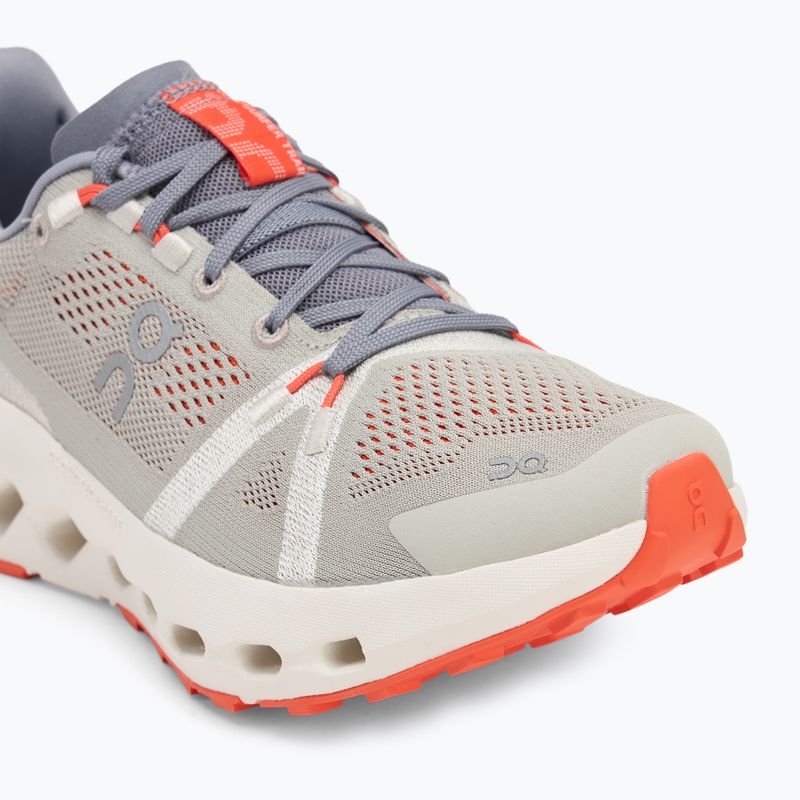 Buty do biegania damskie On Cloudsurfer Trail fossil/ivory 7