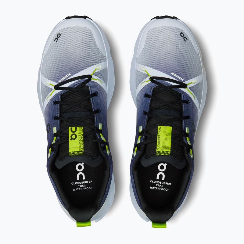 Buty do biegania męskie On Cloudsurfer Trail Waterproof black/heather 13