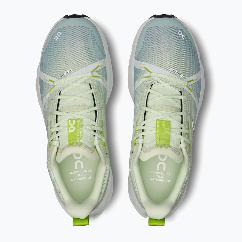 Buty do biegania damskie On Cloudsurfer Trail Waterproof lima/mineral 13