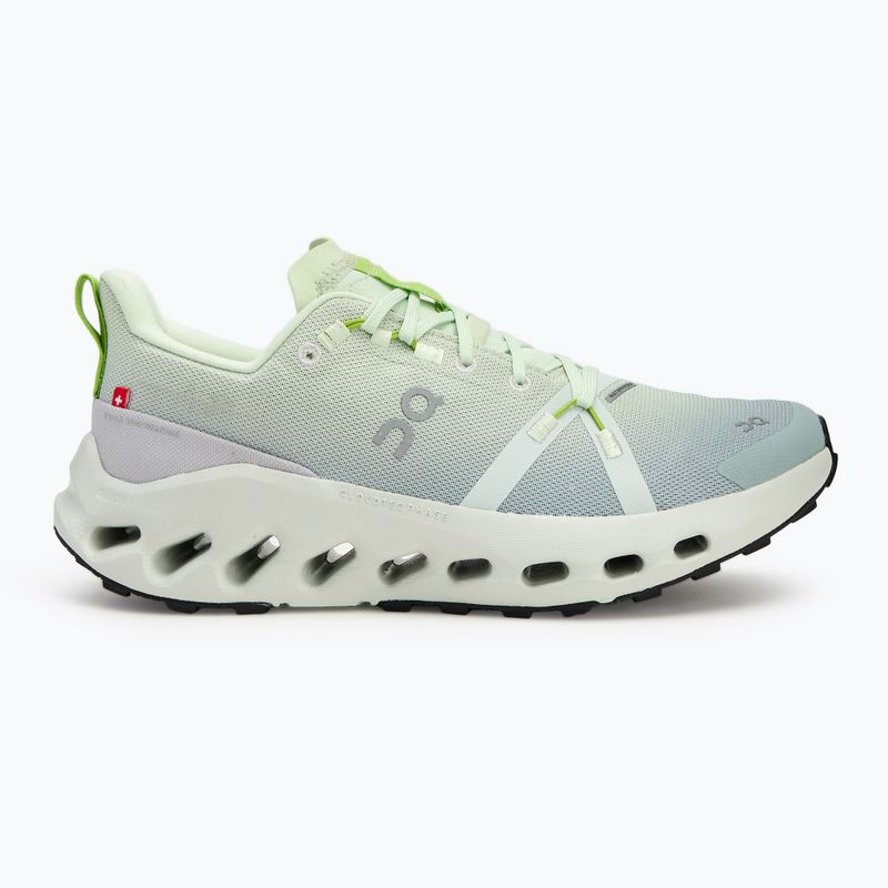Buty do biegania damskie On Cloudsurfer Trail Waterproof lima/mineral 2