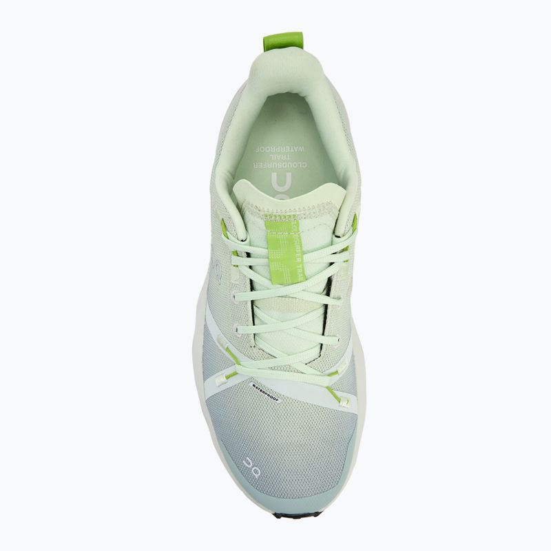 Buty do biegania damskie On Cloudsurfer Trail Waterproof lima/mineral 5