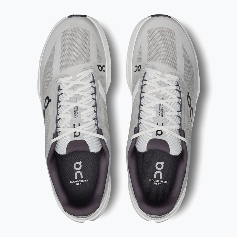 Buty do biegania męskie On Cloudsurfer Next Wide glacier/white 6