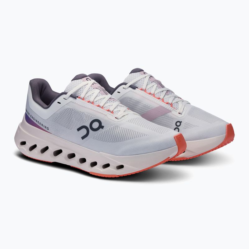 Buty do biegania damskie On Cloudsurfer Next white/flame 8
