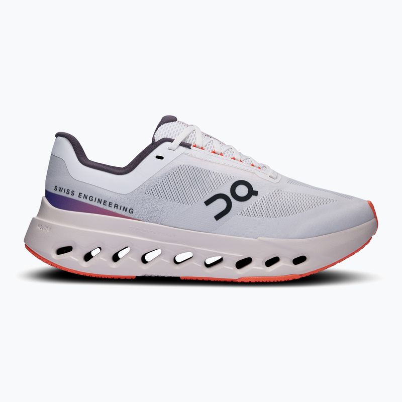 Buty do biegania damskie On Cloudsurfer Next white/flame 9