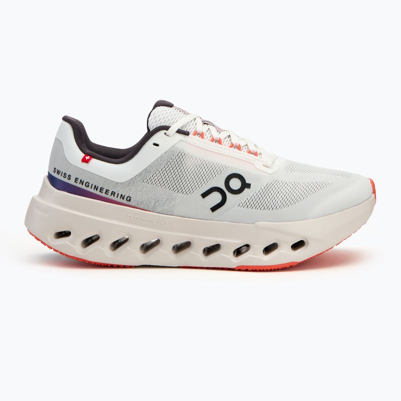 Buty do biegania damskie On Cloudsurfer Next white/flame 2