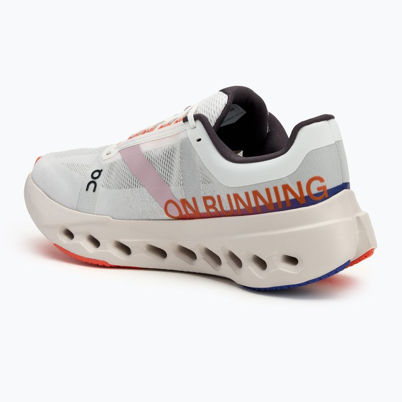 Buty do biegania damskie On Cloudsurfer Next white/flame 3