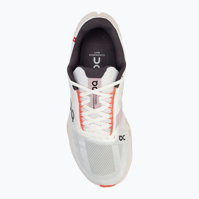 Buty do biegania damskie On Cloudsurfer Next white/flame 5