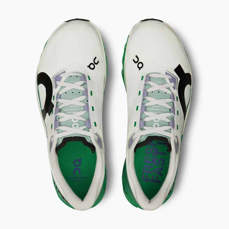 Buty do biegania męskie On Running Cloudmonster Hyper white/mint 6