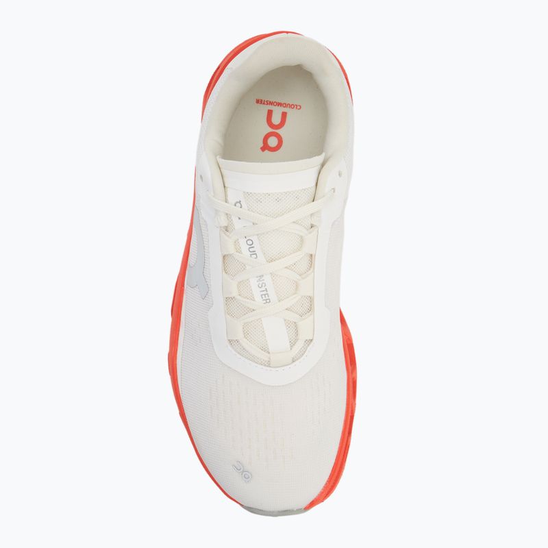 Buty do biegania damskie On Cloudmonster white/flame 5