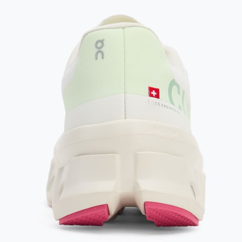 Buty do biegania damskie On Cloudmonster white/lima 6