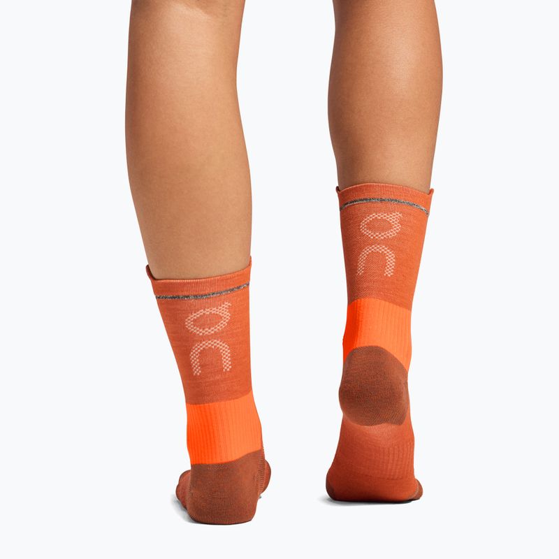 Skarpety On Running Merino Ultra rust/flame 4